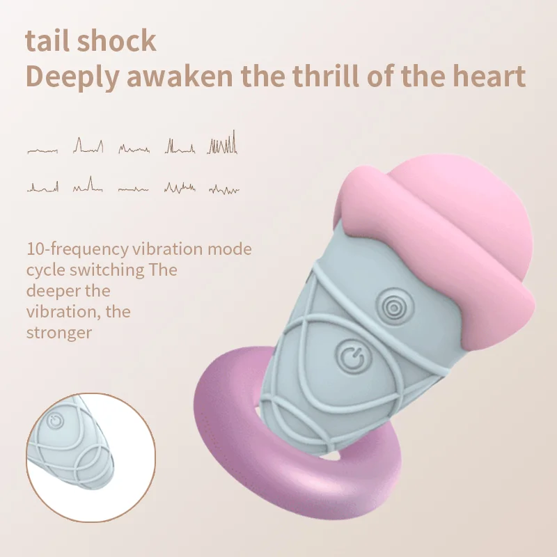 Silicone Clitoral Sweet Sucking Vibrator Ice Cream Tone Vibrator Female Stimulation Sex Toy