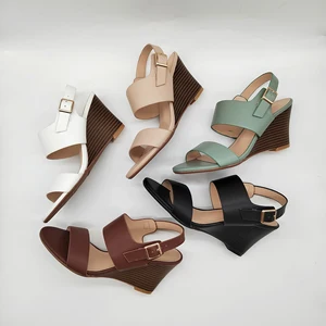 Women's Wedge Sandals For Summer ,wide Width Platform Open Toe Ankle Straps Wedges For Women Summer Casual Heel Sandals