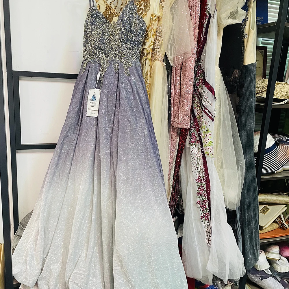 New Arrival Used Elegant Evening Party Dress for Ladies Second Hand Elegant  Party Gowns in Bales Used Clothes on Sale