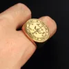 Anello Solomon in oro 18k e argento sterling 925 3