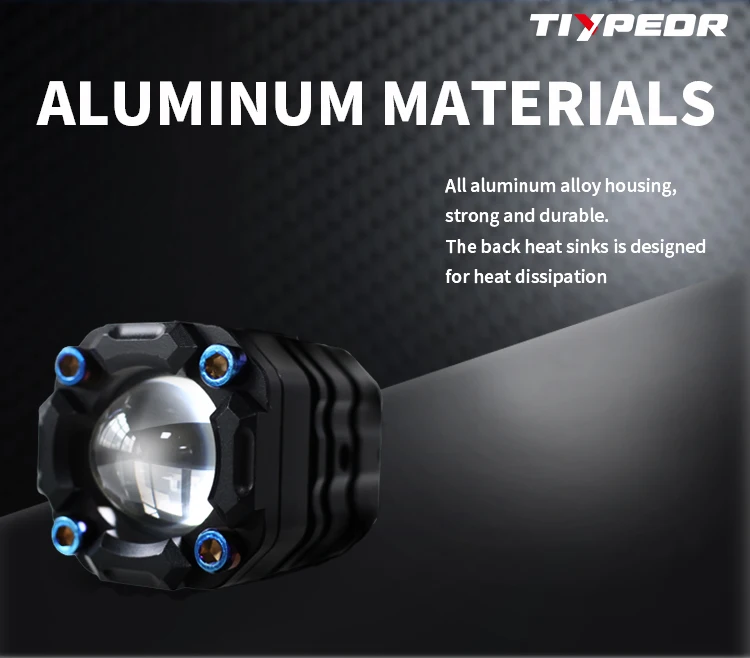 lo beam cnc aluminum car atv auxiliary headlight motorcycle light system fog light-5