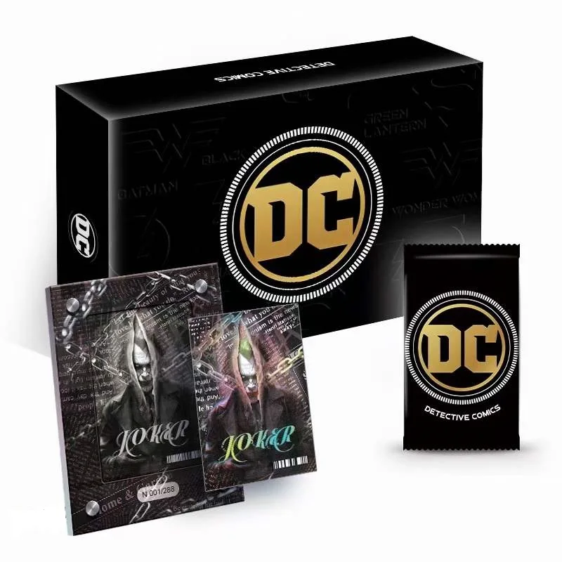 DCs Movie Characters TCG Cards Rare SuperHero GreenLanterns Wonders Justice  League Game Trading Collection Cards Kids Gifts Toys