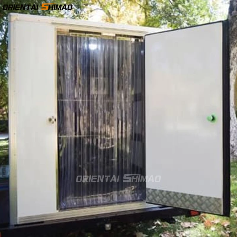 Portable Cold Room Vegetable Cold Storage Freezer and Chiller Trailers Mobile Refrigerated Cold Storage Trailer