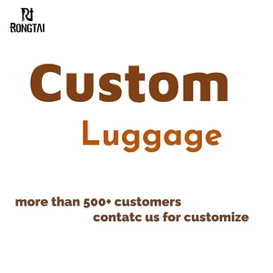 Custom High-End Luxury Classic 20'' 24'' 28'' PC Aluminum Business Suitcase Luggage Sets 20-Inch Front Open Check-In Travel Case