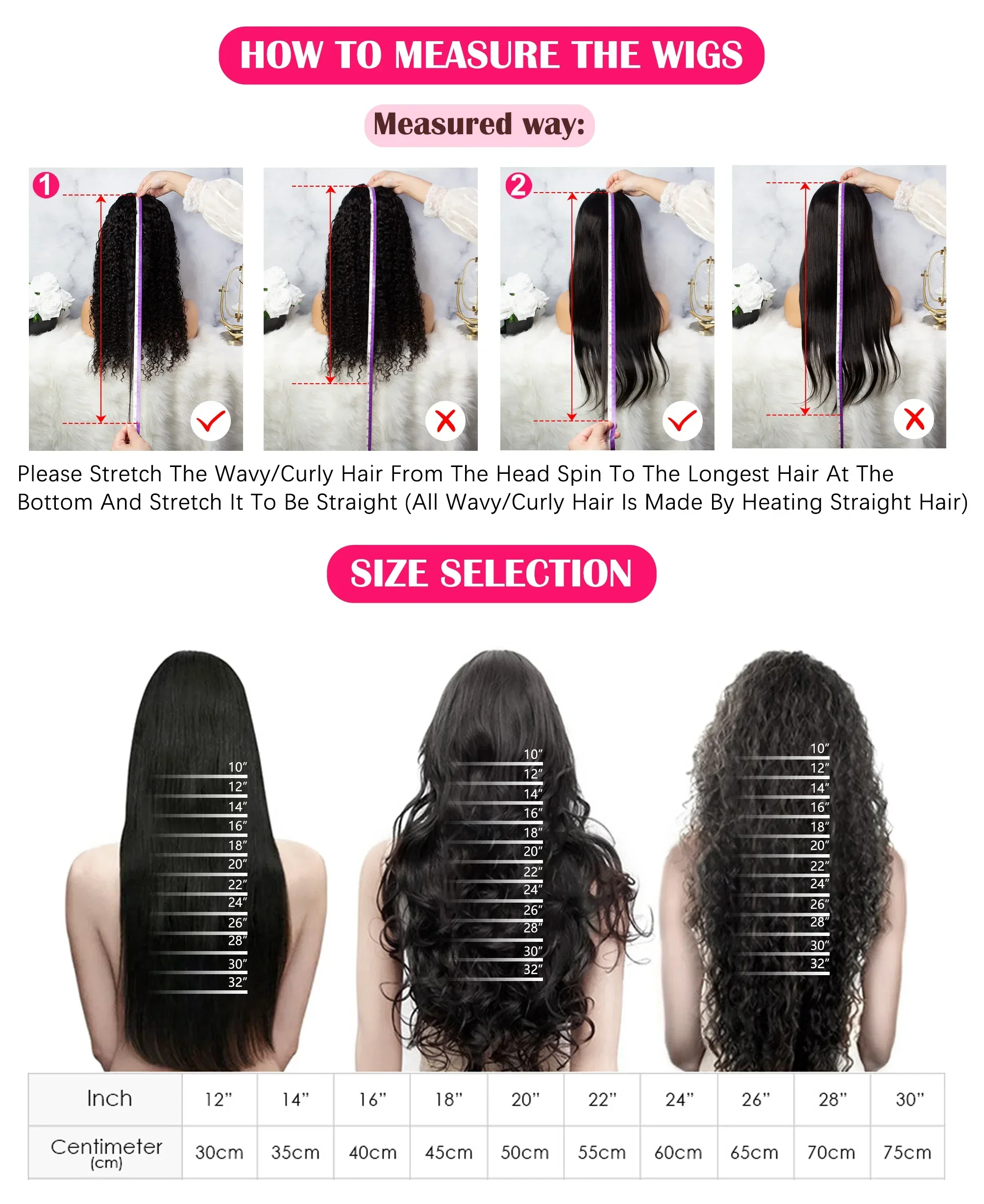 Parrucca di capelli umani con onde profonde color cioccolato, 30 pollici, parrucche frontali in pizzo trasparente per le donne_voghion.com
