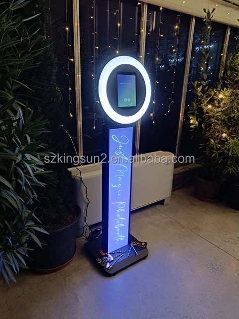 Led Ring Pattern Photo Booth Party Photo Booth LED Ring Light Ipad Photo Booth Digital