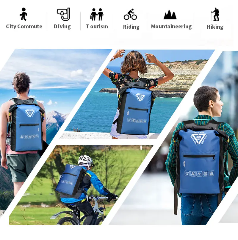 Factory Custom Waterproof Durable Rolling Backpack with Magnetic Stripe Stylish Waterproof Backpack