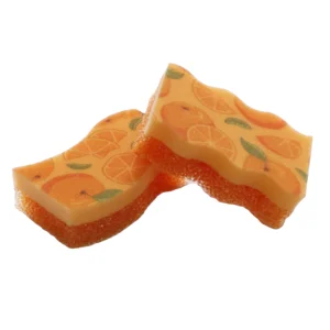 Factory pattern customized wavy Sustainable Cleaning Products Temperature Sensitive Sponge Temperature-sensitive