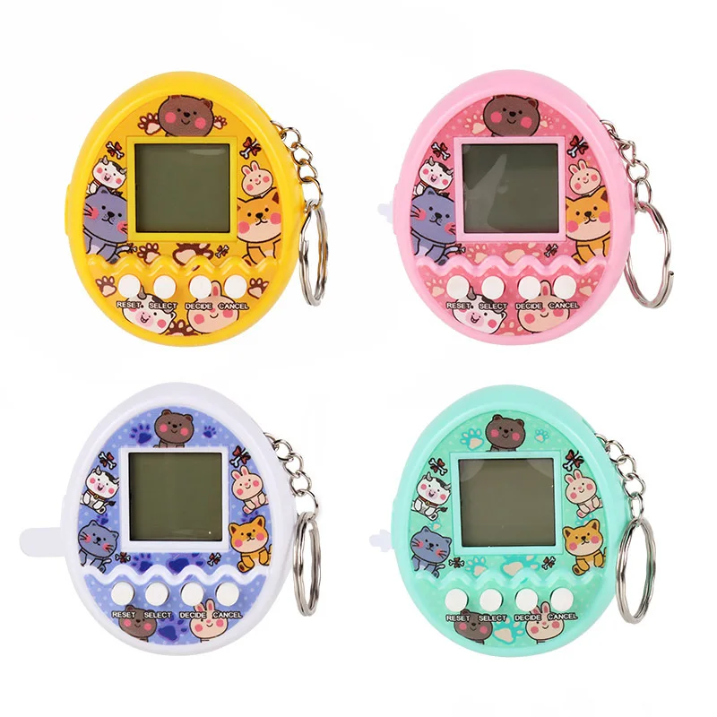 Мини портативные электронные игры Tamagotchi цвет