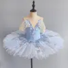 Azul copo de nieve