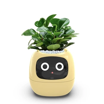 Y610-2 2024 Smart Planter Interaction Smart Flowerpot PotSmart Cute Pet Digital Plant Pot Balcony Desktop Ai Planter