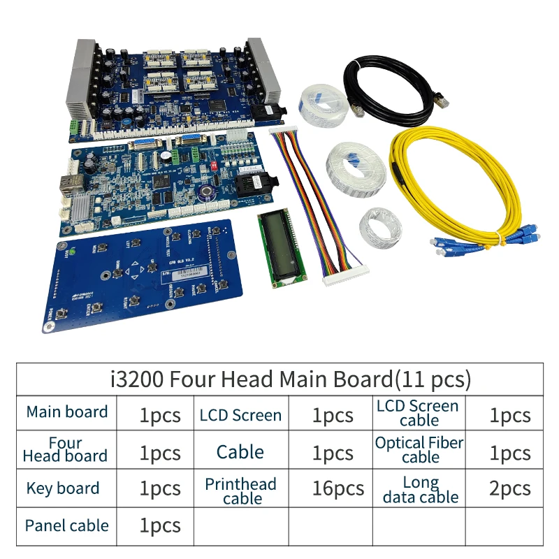 Network Type 4head I3200 Kit Conversion I3200 Kit Hoson I3200 Board for Sublimation Solvent Printer