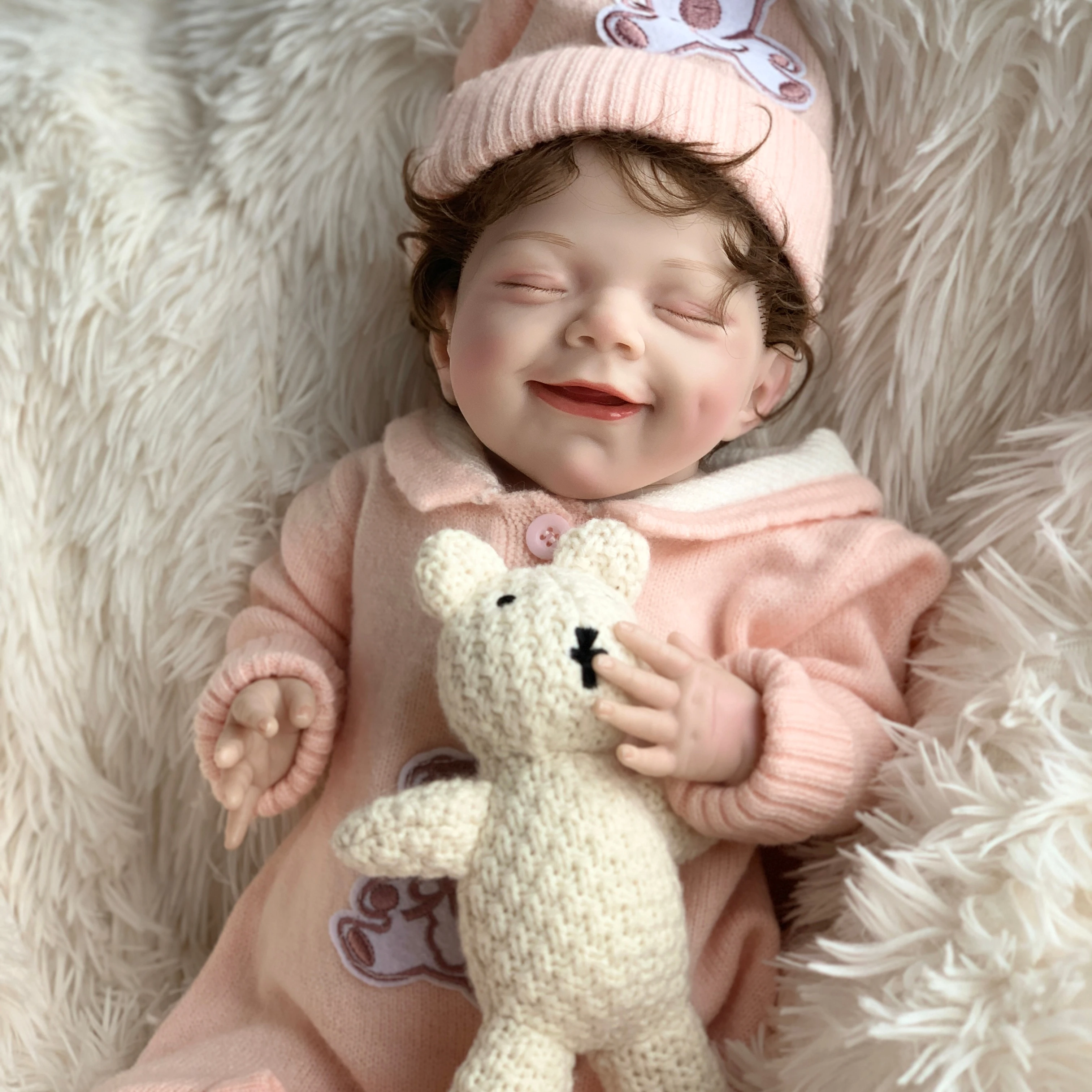 R&B Reborn Doll Mini Twins Realistic Silicone Baby Dolls