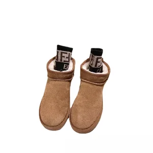 Botas De Nieve Para Mujeres Wholesale Cheap Fashion  Classic  Outdoor Warm  Furry Plush  Winter  Snow Boots Women