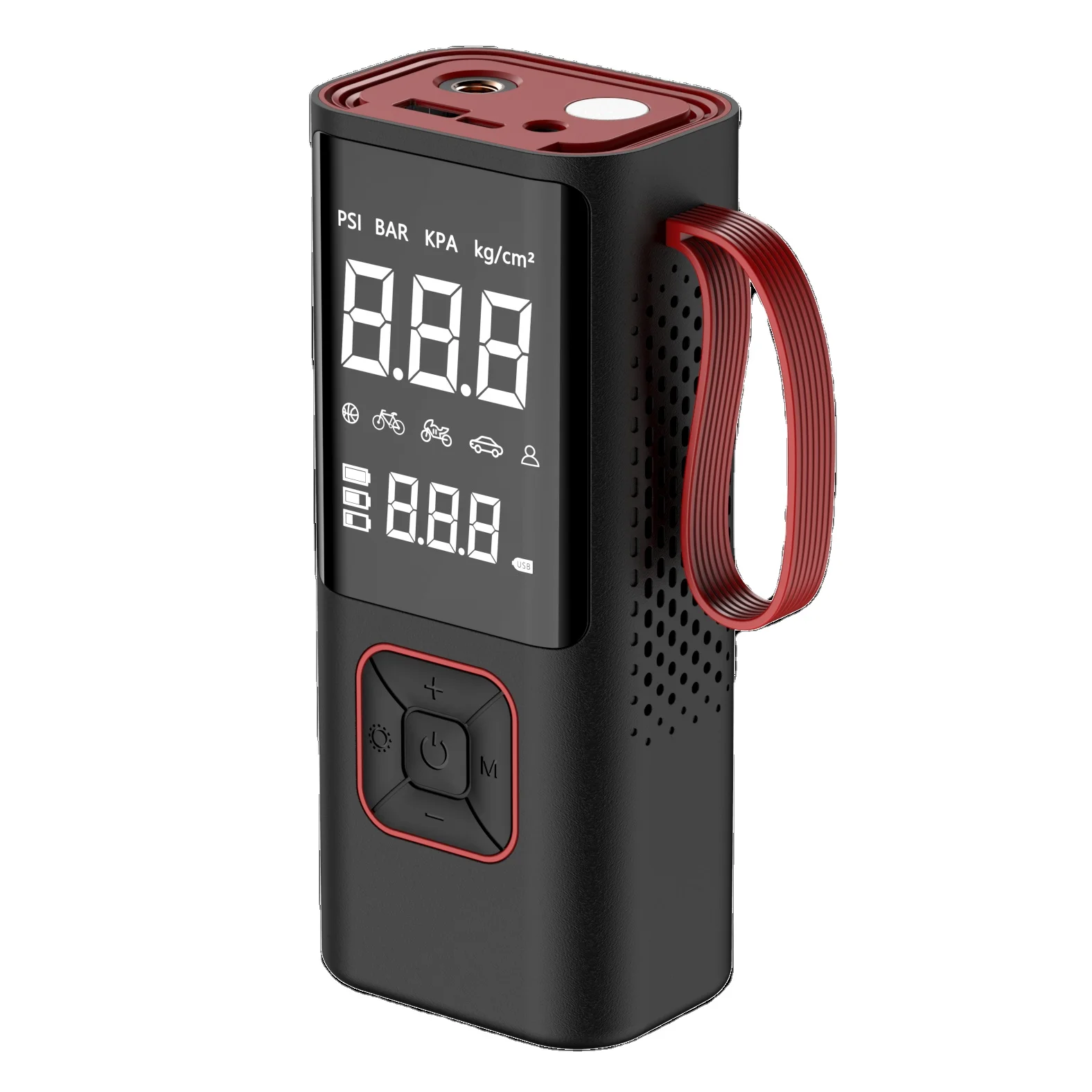 Rechargeable  Newest Air Compressor Tire Inflator 150PSI for Car Bike Ball 12V Abarth Car Motorcycle Scooter Bicycle Bike Tire