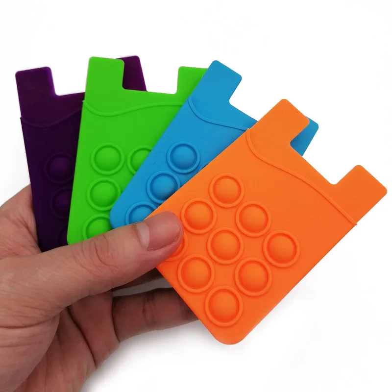 Push pop phone wallet 3m sticker card holder
