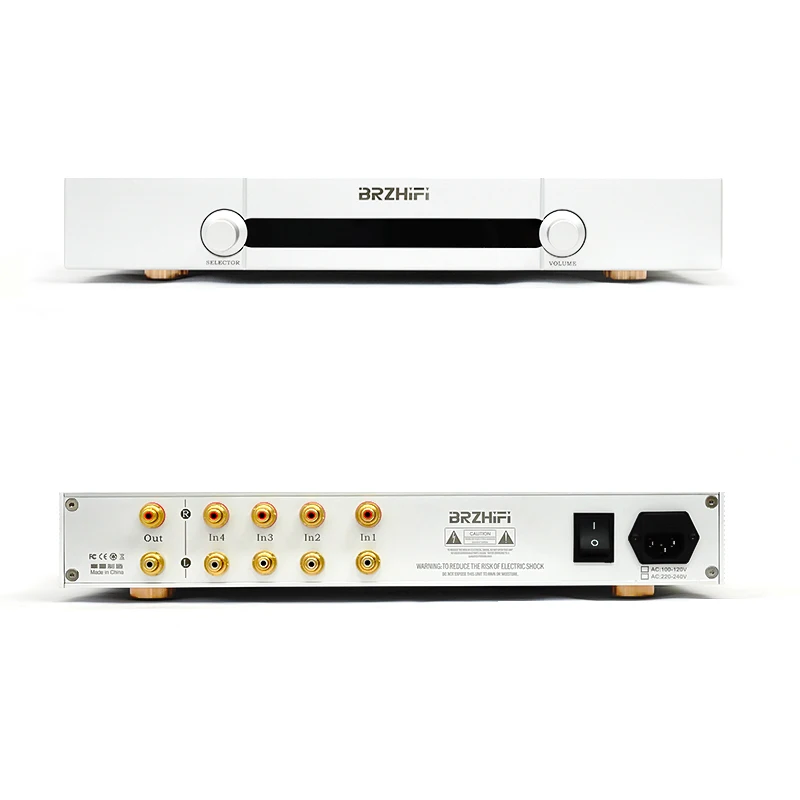 BRZHIFI Clone GOLDMUND 27 Remote Control High End Power Preamplifier HIFI  Preamplificador Audiophile Home Audio Stereo Pre Amp supplier