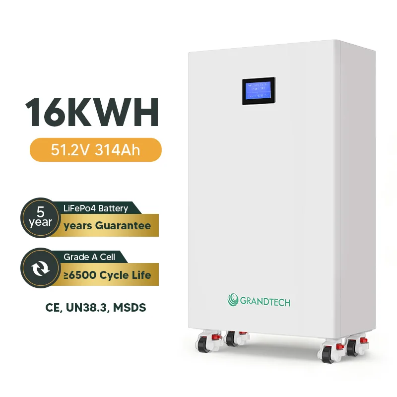 EU STOCK 10kWh 15kWh 16kWh 20kwh LiFePO4 Lithium Battery 100Ah 200Ah 314ah 51.2V 20kWh BMS Lithium Battery With Inverter Hybrid
