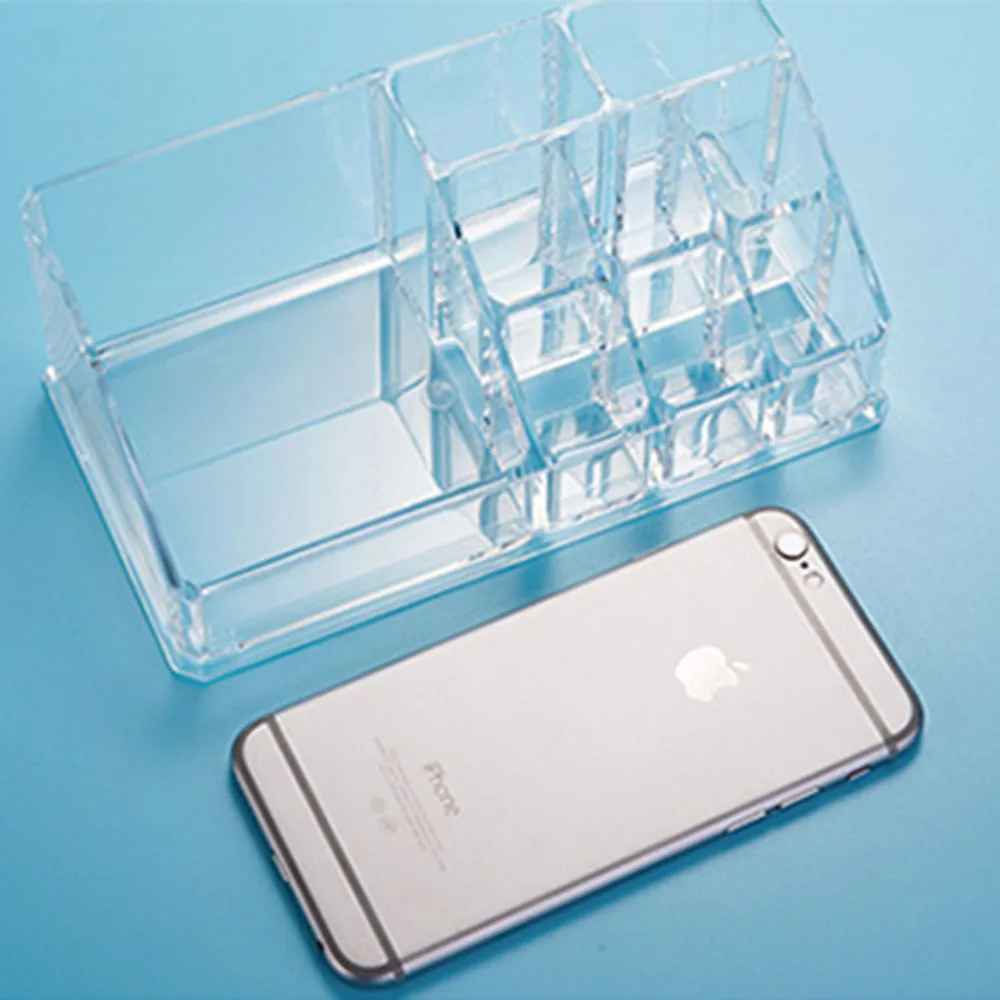 Cross Border Crystal Clear Visibility Multi-Compartment Storage Boxs Accessories Makeup Organizers