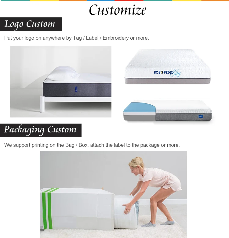 Direct factory custom size High quality king size bed with mattress