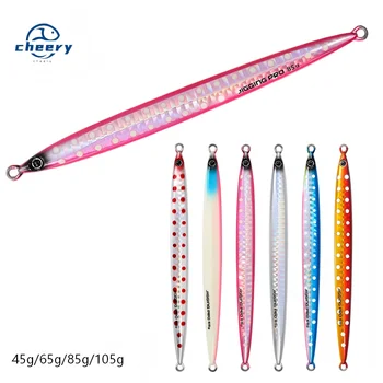 Cheery Goldfish 45g 65g 85g Saltwater Metal Long Cast Fishing Jigging Lure Hard Printed Fishing Techniques for Sea Fishing River – Metal Jig – view 2