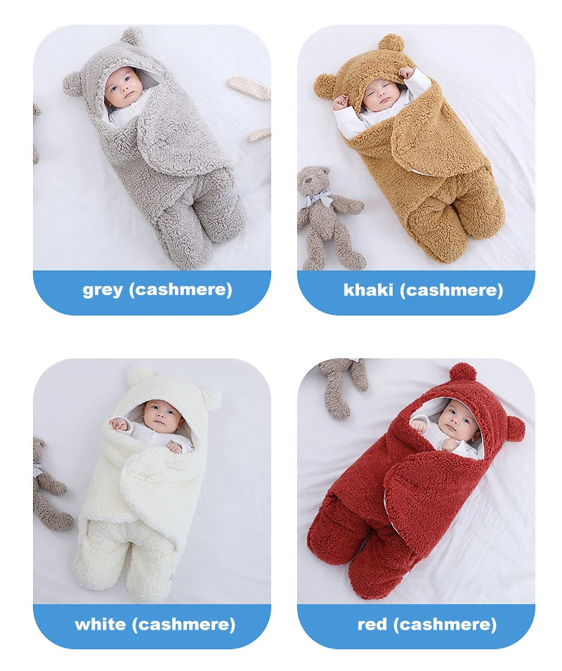 Sack Newborn 012 Months Baby Swaddle Blanket Boys Girls Cute Cotton