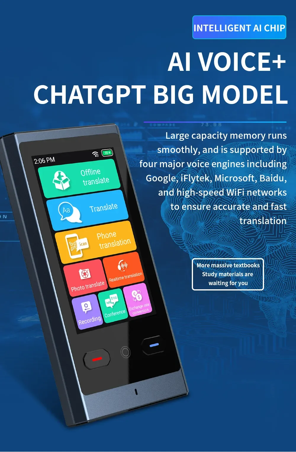 AI Voice Translator 翻訳機 model w12 Wooask W12 Language Translator Device,No WiFi Needed,Real Time
