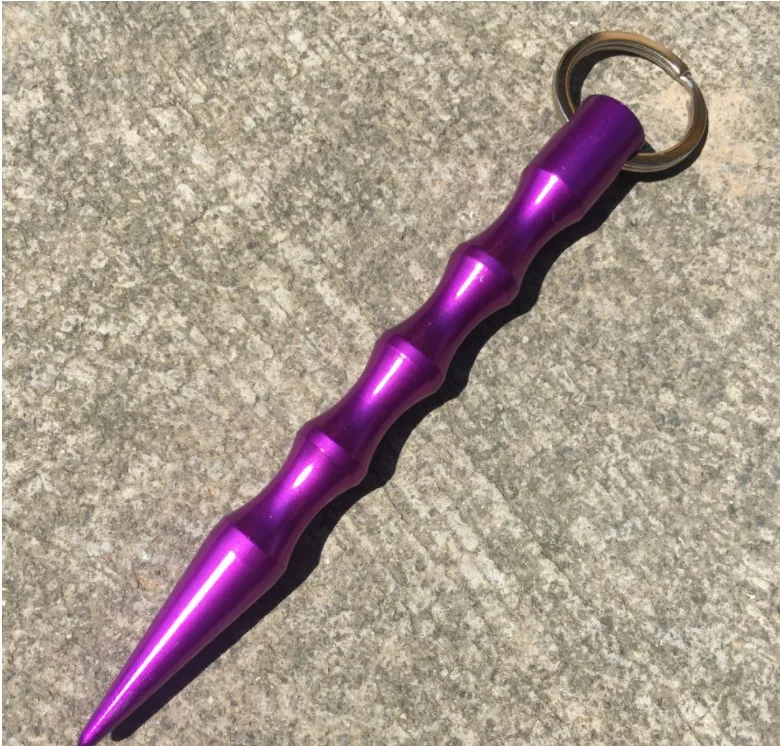 Women's Outdoor Selfdefense Stick Kubaton Keychain Student Key Pen New