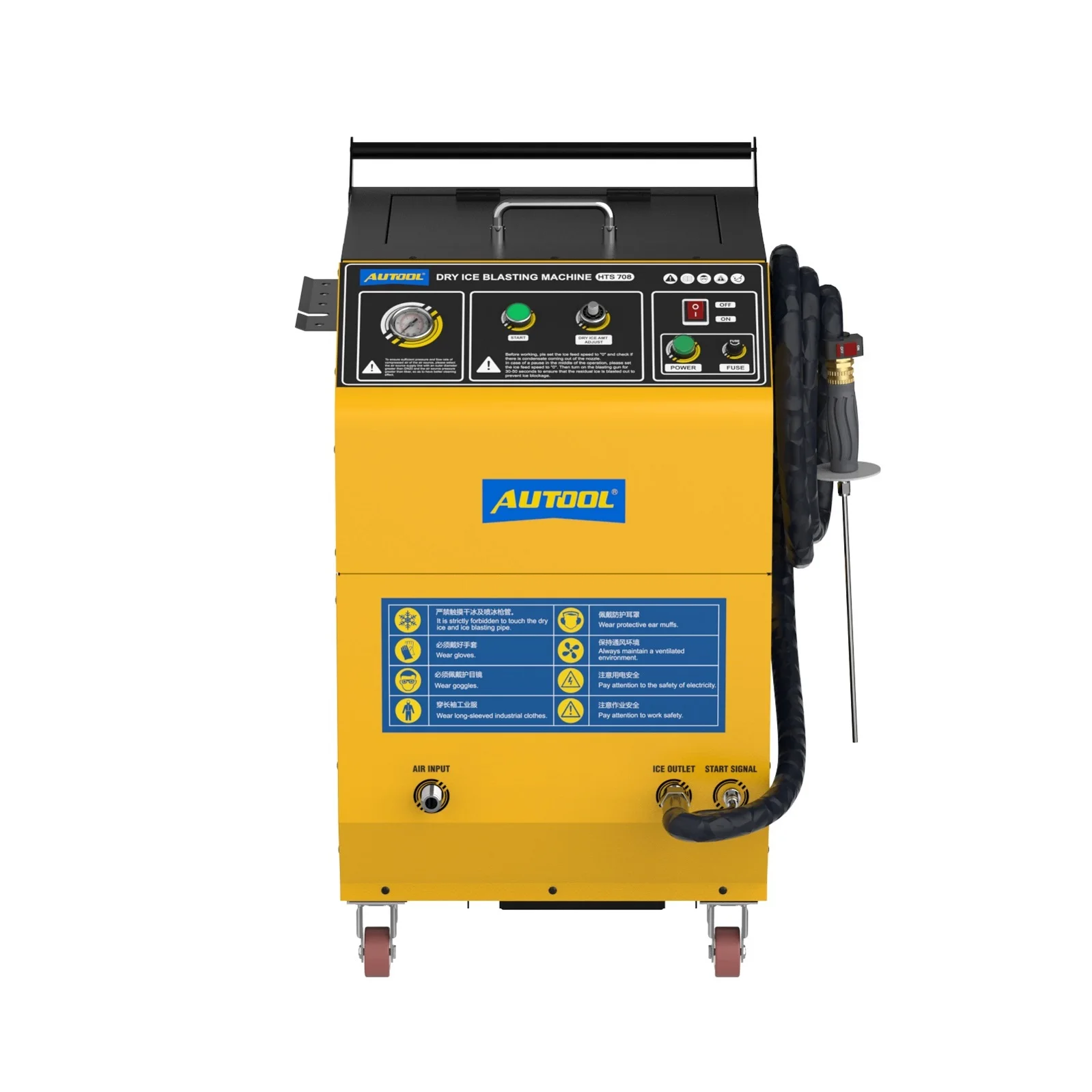 Autool Hts705 Dry Ice Blasting Clean Machine 110v/220v Industrial