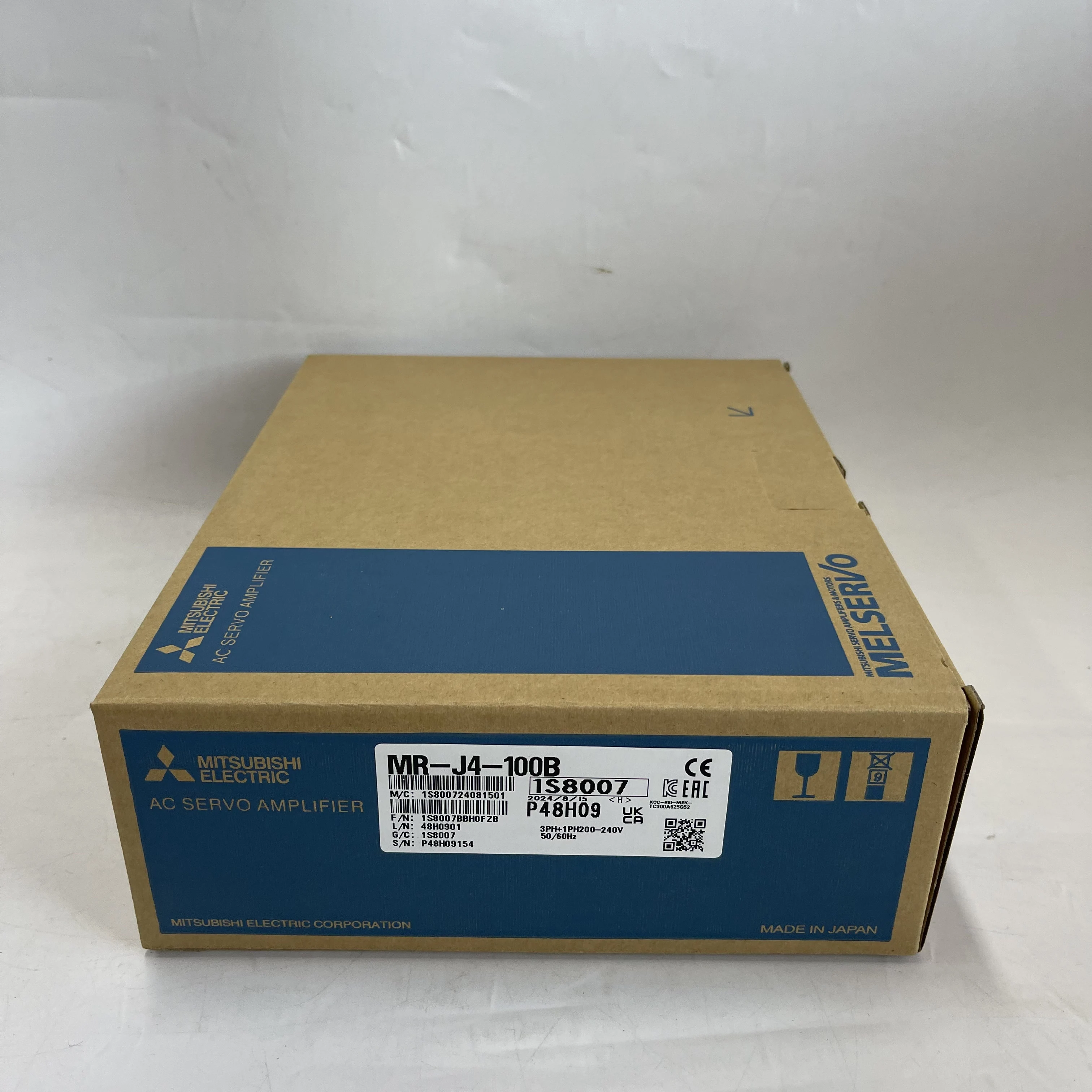 MITSUBISHI AC Servo Amplifier MR-J4-100B MITSUBISHI AC Servo Amplifier MR-J4-100B