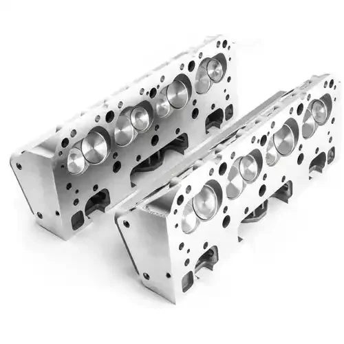 Wholesale Price Aluminum Complete Cylinder Heads For 350 Chevy 64cc