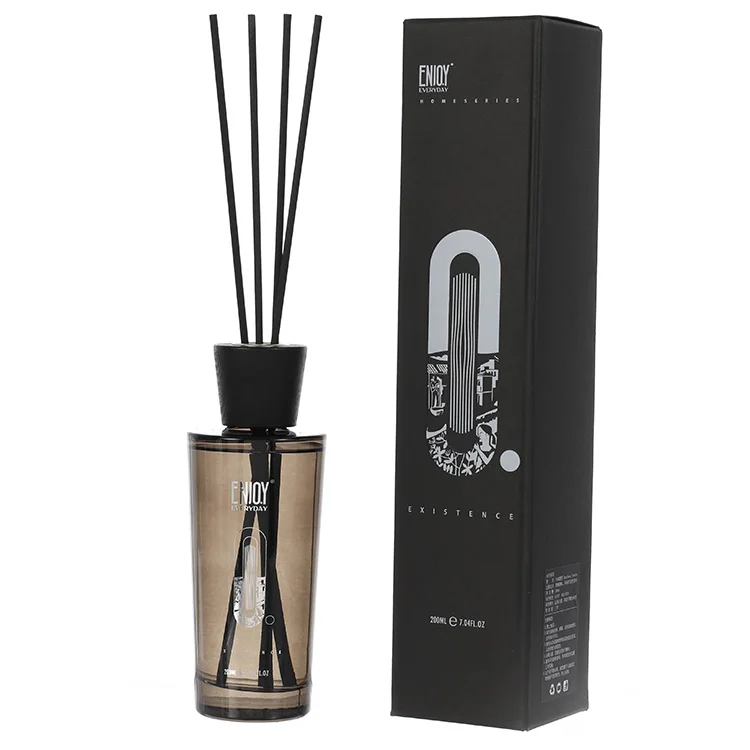 Enjoy Everyday Private Label Luxury 200ML Infused Decorative Glass Bottle Reed Diffuser