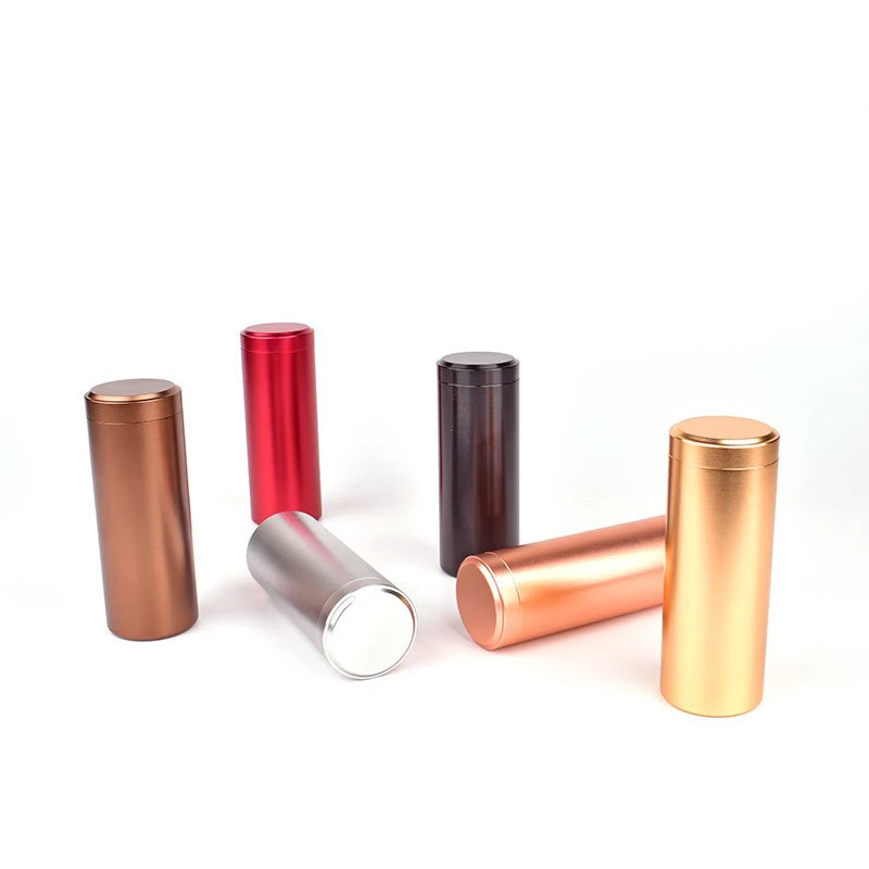 Bulk Titanium Aluminum Alloy Storage Can Screw Top Tin Box Cigarette Case|  Alibaba.com