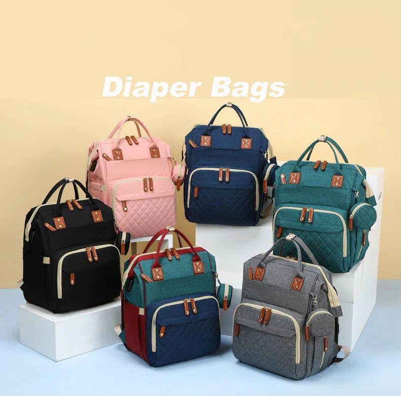 Baby Diaper Bag SUNVENO Backpack Nappy Changing Waterproof