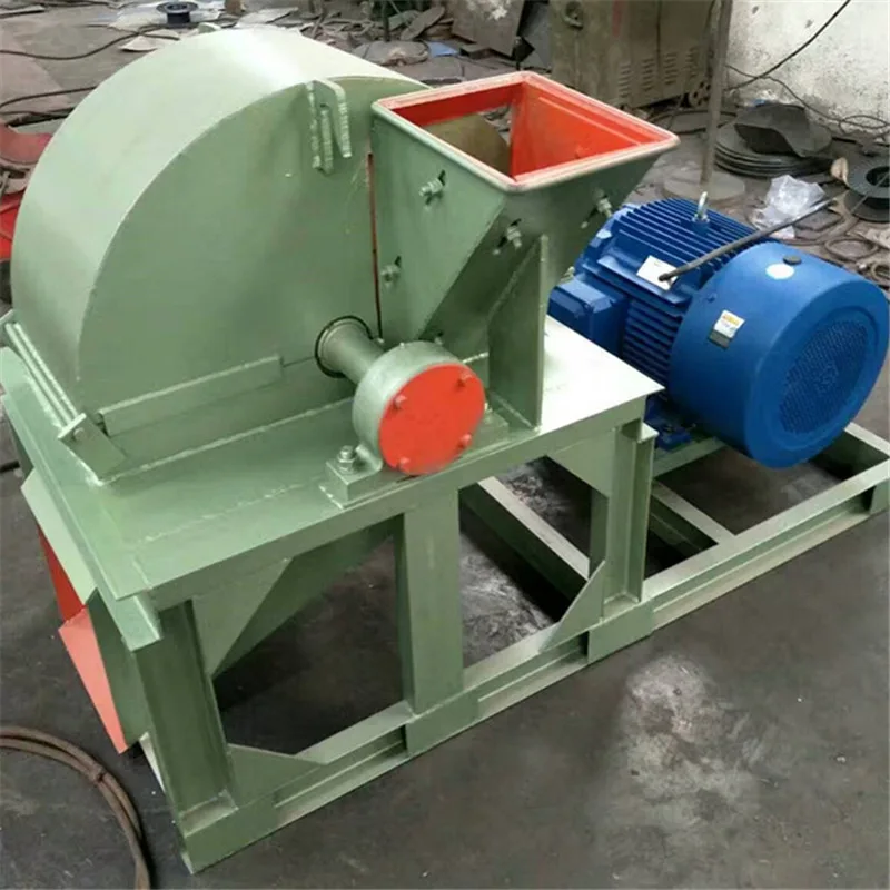 Electric Motor Sawdust Making Machine Wood Log Trunk Crusher Wood Grinding Machine