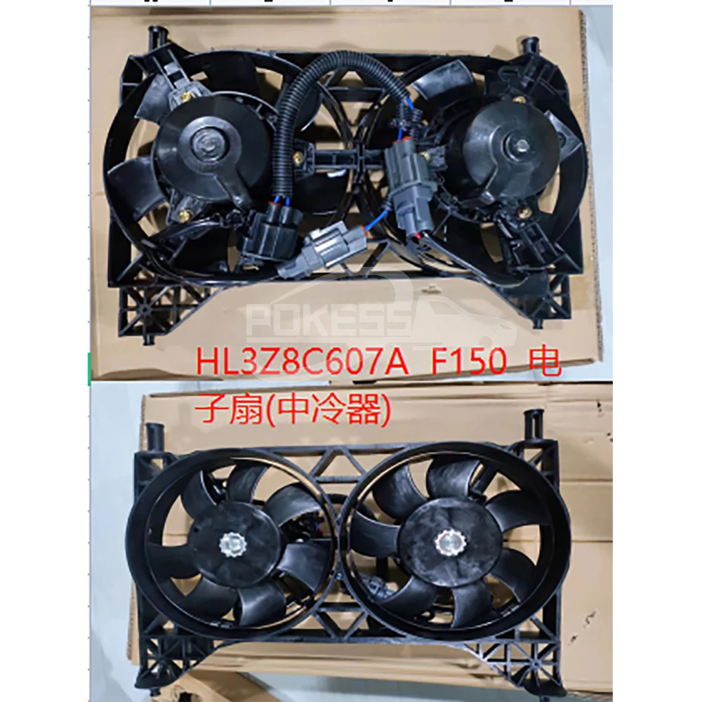 Best Car Ford F150 Cooling Fan AL3Z8C607A HL3Z8C607A Electric Radiator... — 3