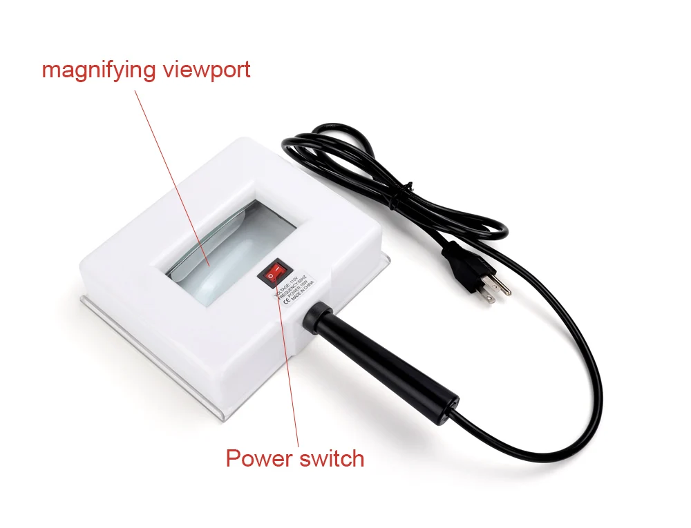 Beauty Salon Handheld Portable medical woods lamp / lamp wood skin analyzer