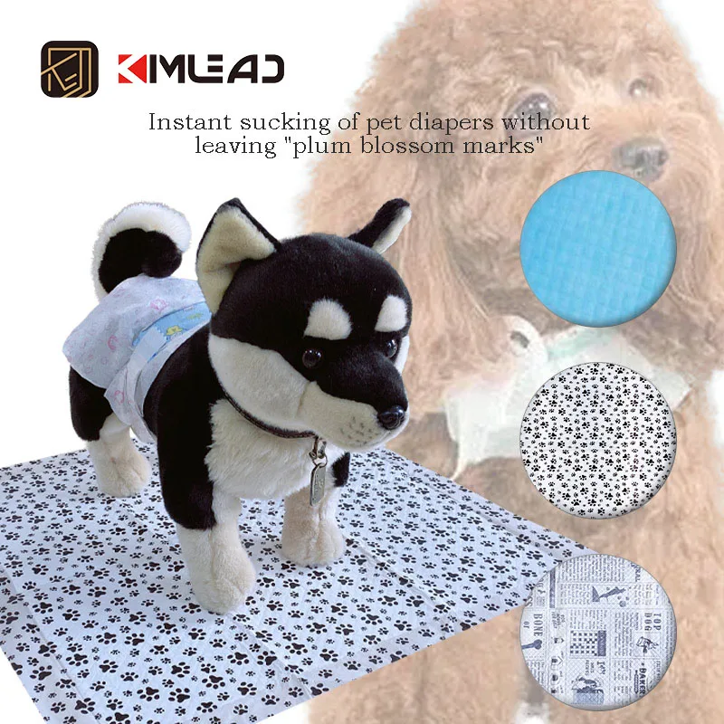 oem printing dog and puppy pads super-absorbent waterproof disposable pee pads mats for dogs