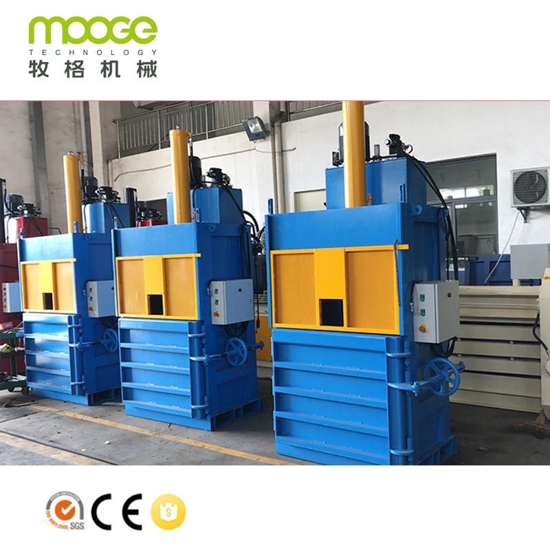 Vertical Hydraulic Cardboard Box Baling Press Waste Paper Baler Machine