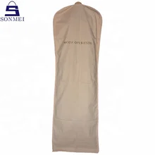 Pink Wedding Gown Muslin Long Dress Cover Cotton Garment Bags