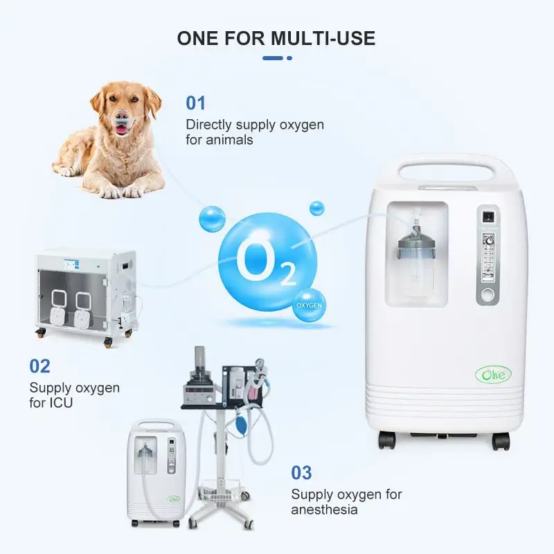 Pet Hospital Oxygenn Machine Equipment Medical Grade 3liter 5liter