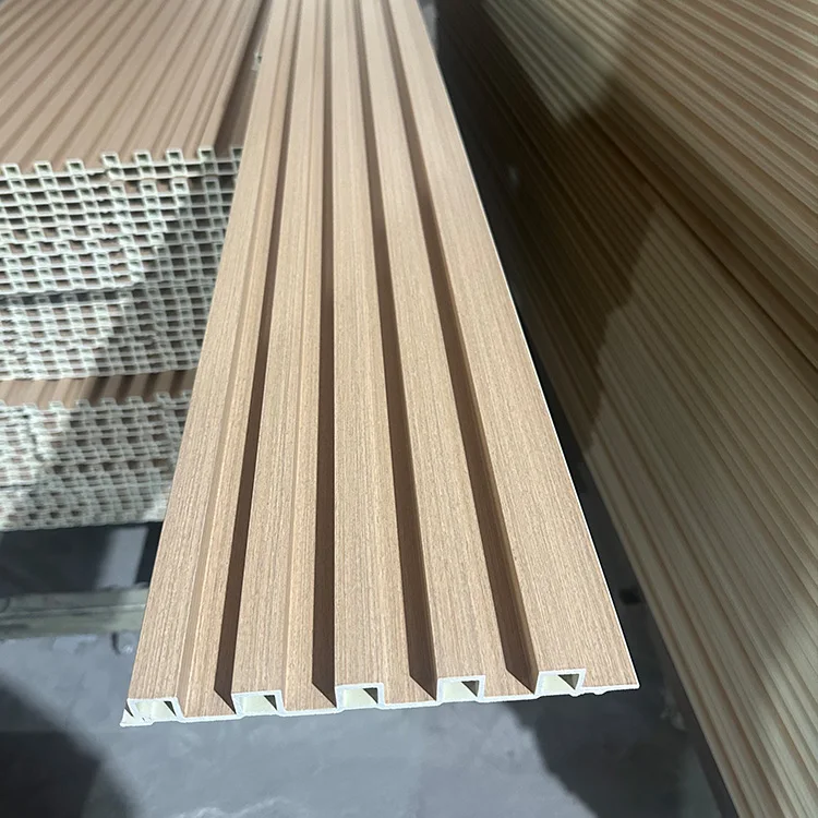 Indoor Wpc Wall Panel Fluted Cladding Panel WPC Great Wall Panel Board ...
