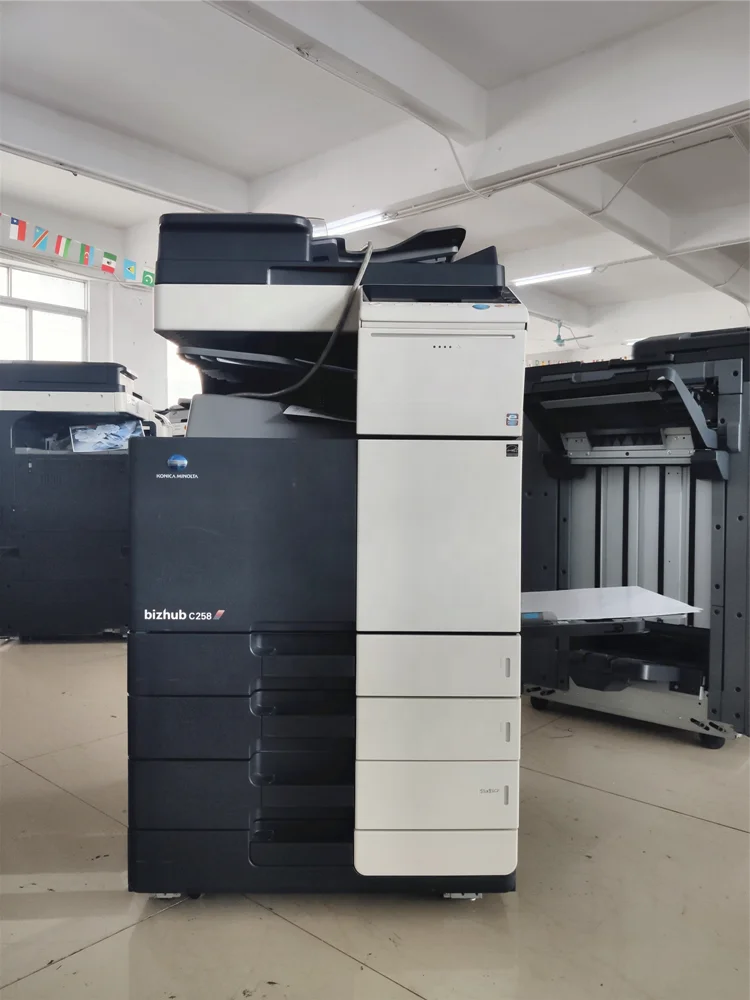 コニカミノルタコピー機カラー印刷機Bizhub c258 c368 c308中古 