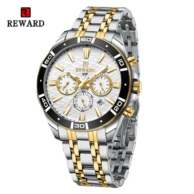 REWARD 81134 Fashion Model Luxury Man Wristwatch Shock Resistant Waterproof Sports Business Luxury Quartz Watches for Men Gifts
