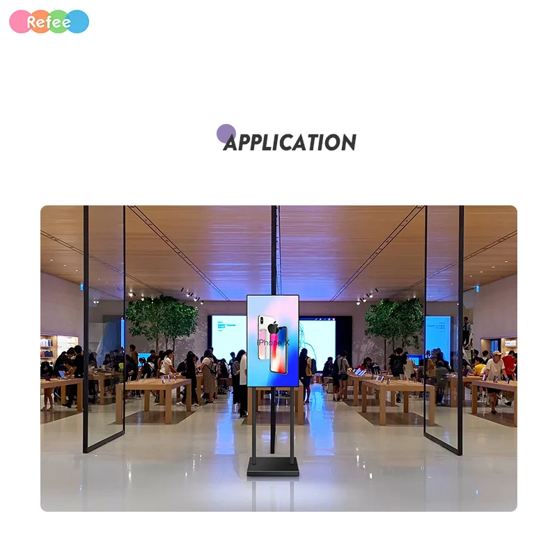 Refee 40 Inch Portable Signage Smart Android Network Advertising Digital Display Lcd Screen