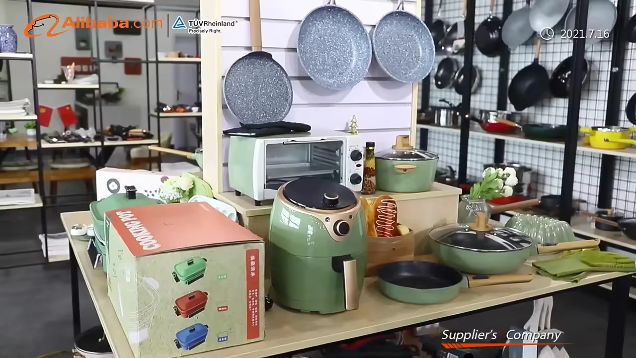 Customized Pizza Grill Frying Pan Stone Frying Pan Aluminium Non Stick Skillets