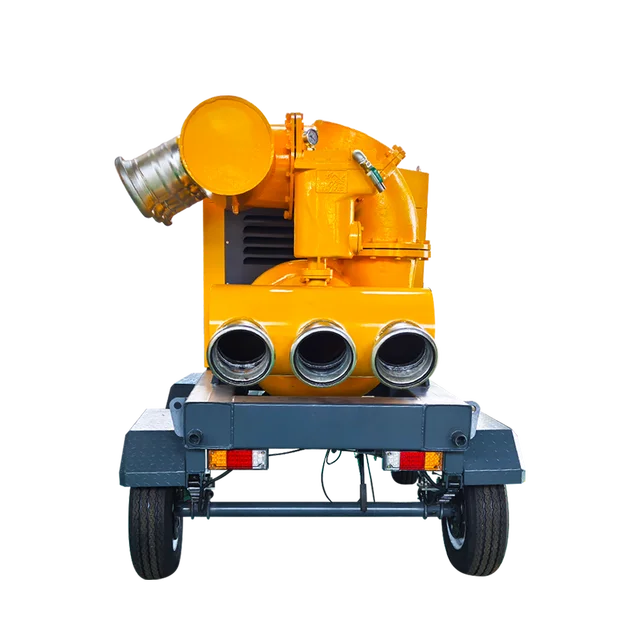 High suction sewer cleaning diesel driven horizontal centrifugal vacuum pump