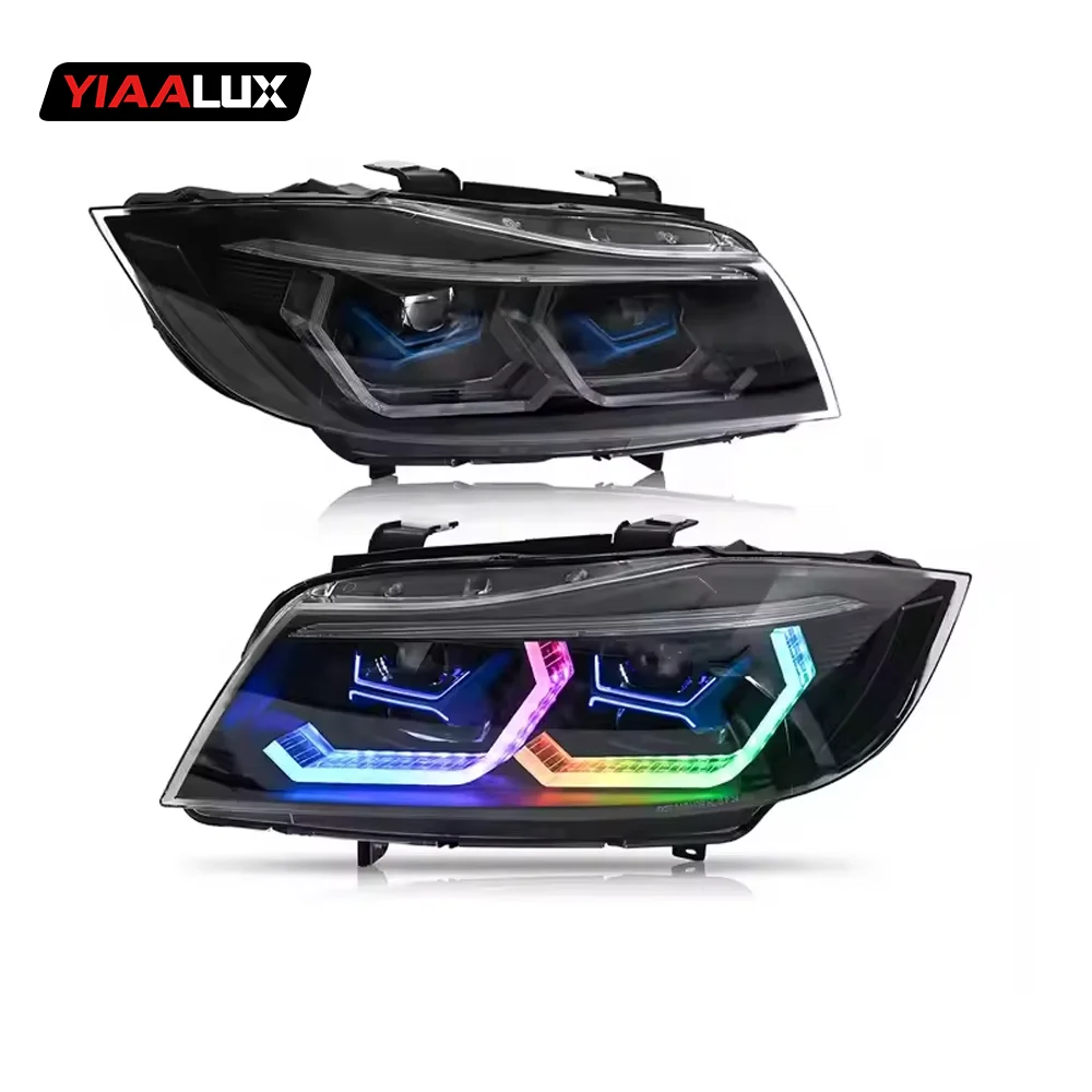LED-Scheinwerfer für 2005–12 BMW E90 328i 335i 328xi 335d 335xi Neue LED-RGB-Scheinwerfer Autozubehör für BMW E90 Scheinwerfer