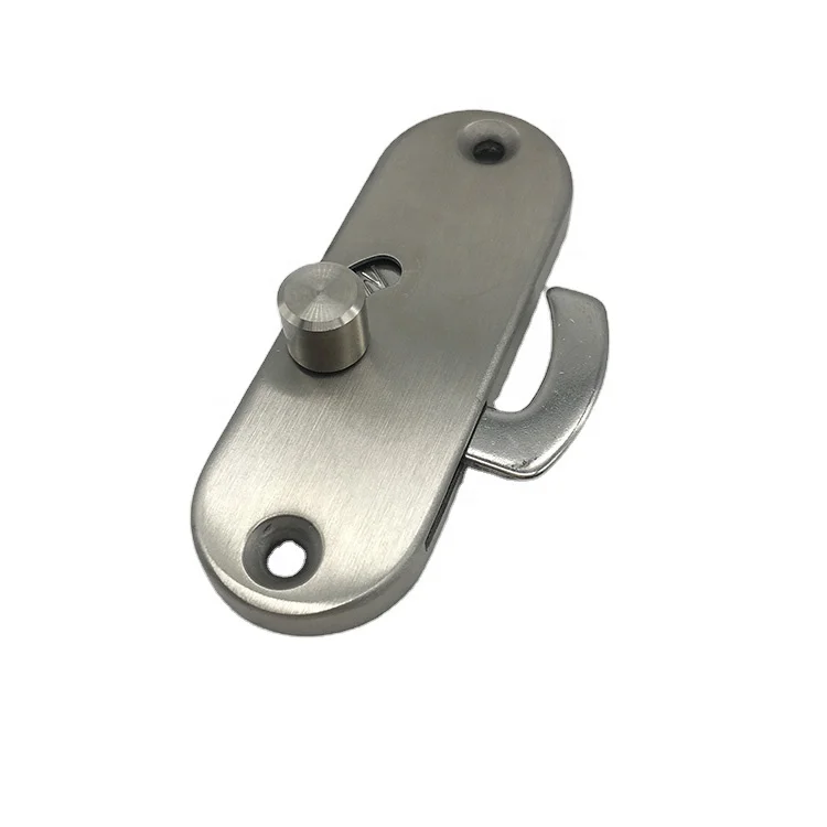 Pestillo De Cerradura 90° Para Puerta Corrediza De Granero – Acero Inoxidable (Tamaño Mini)