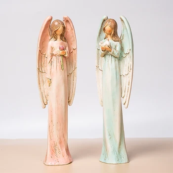 Resin Crafts Customization Sculptures Table Decoration Sympathy Gifts Angel Alas De Angel